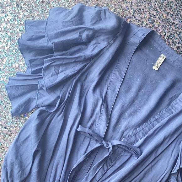 FP • Plunge Ruffle Sleeve Bodysuit Call Me Later - Picture 10 of 12